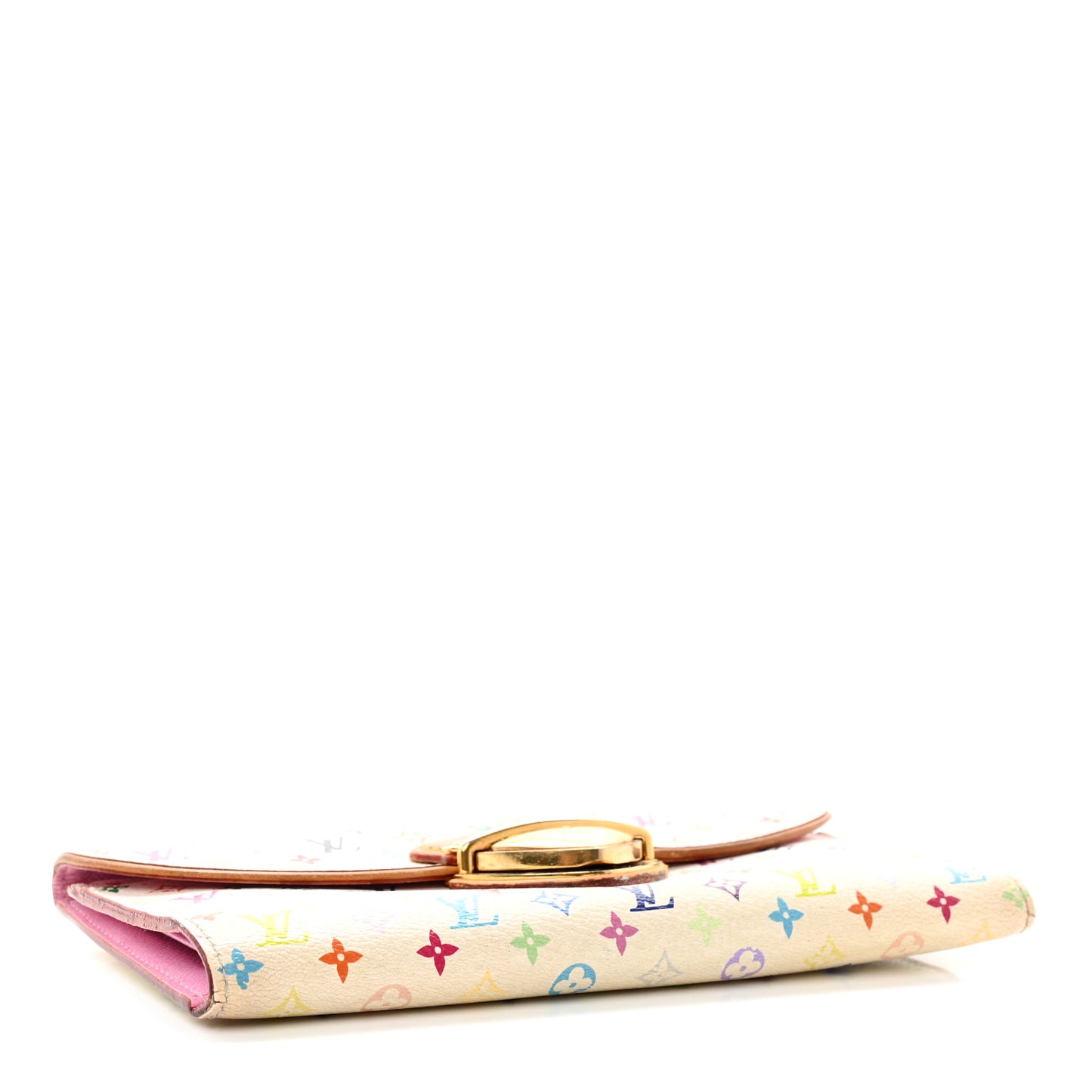 Monogram Multicolor Eugenie Wallet White Litchi