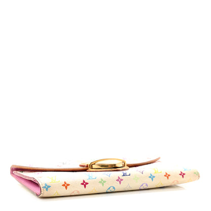 Louis Vuitton Monogram Multicolor Eugenie Wallet White Litchi 4 of 7