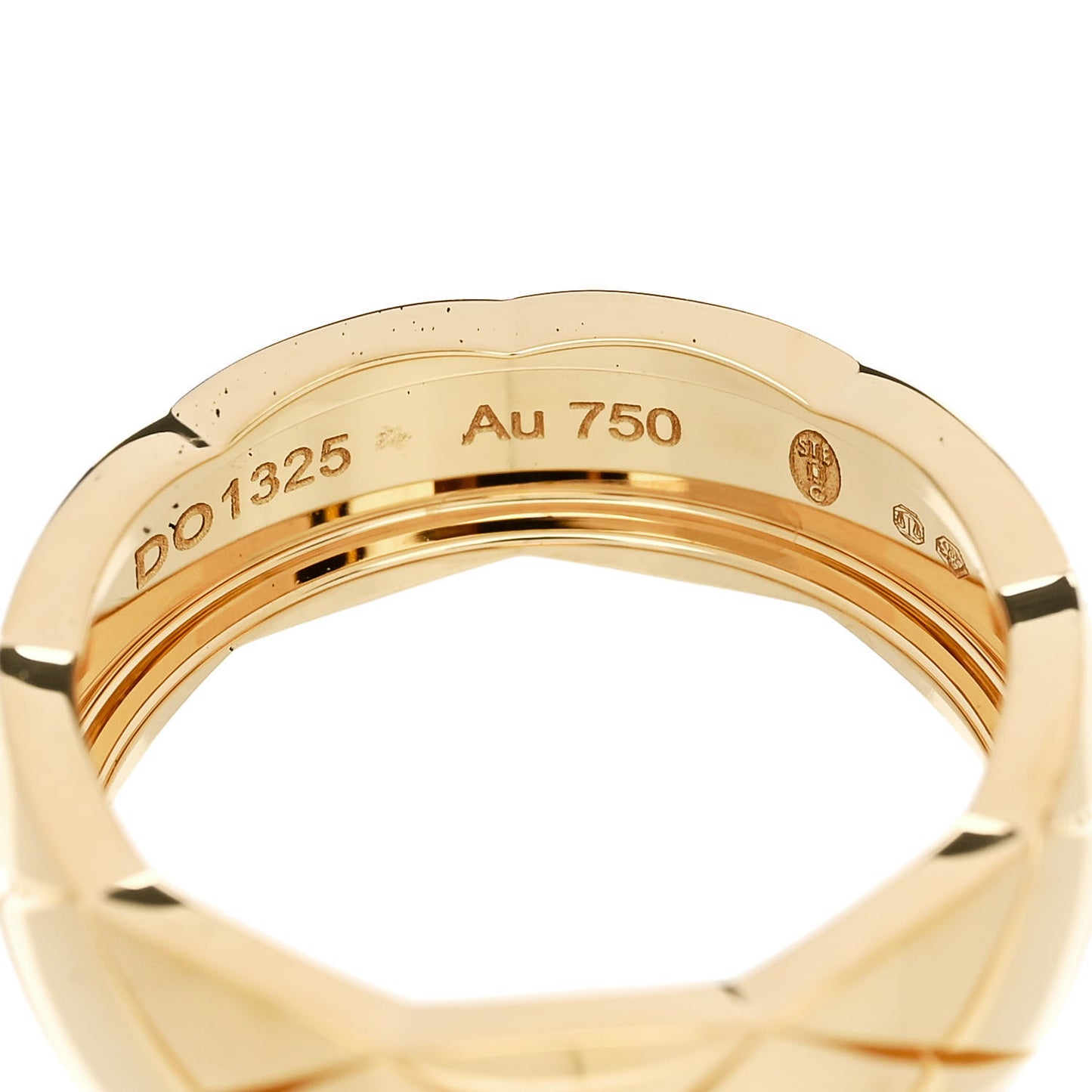 18K Yellow Gold Small Coco Crush Ring 55 7.25