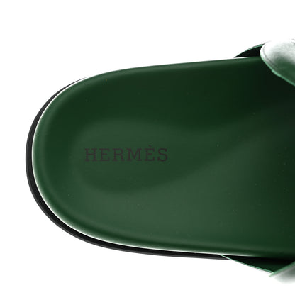 Hermes Nappa Extra Sandals 40 Vert Cactus 7 of 9