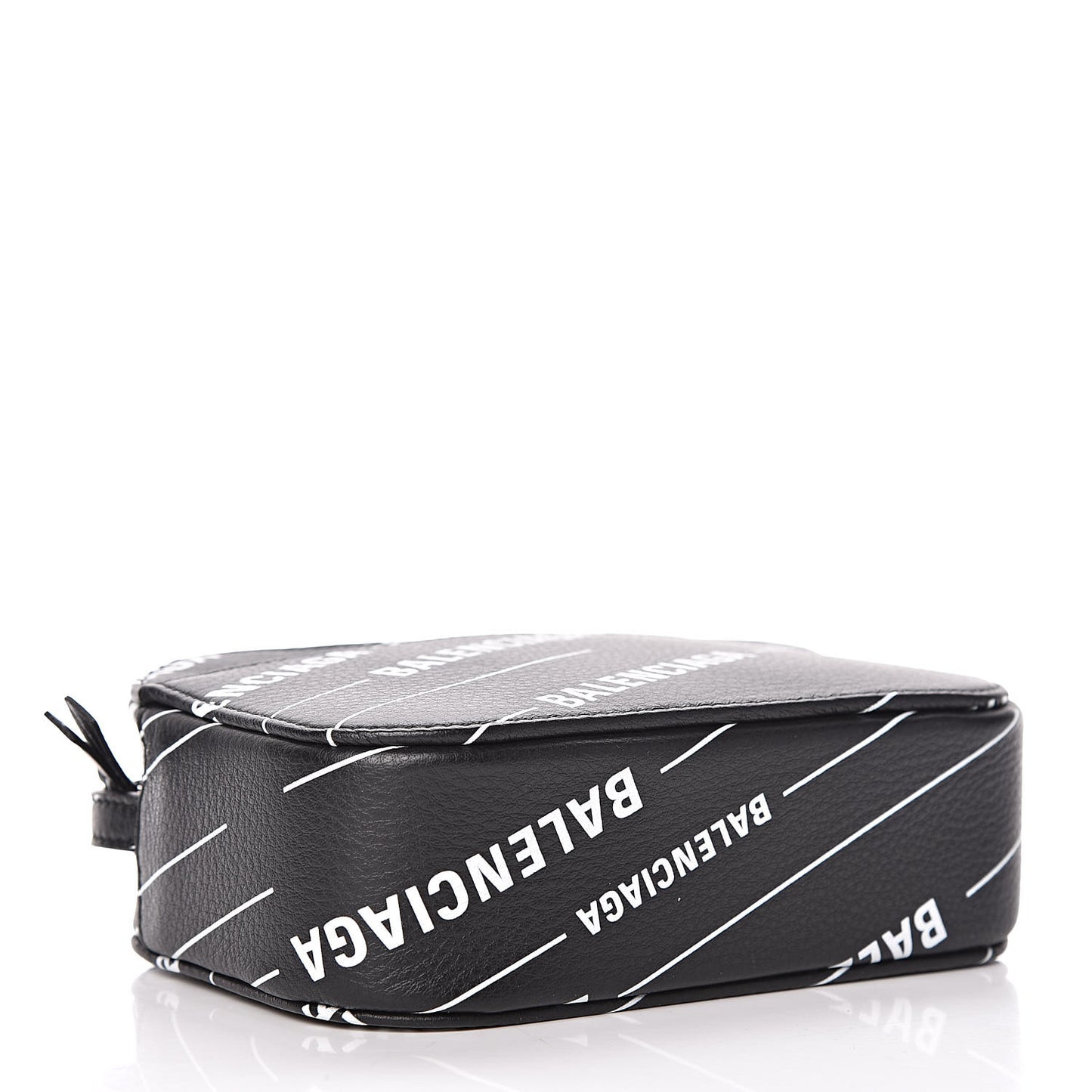 Calfskin Logo Print XS Everyday Camera Bag Black