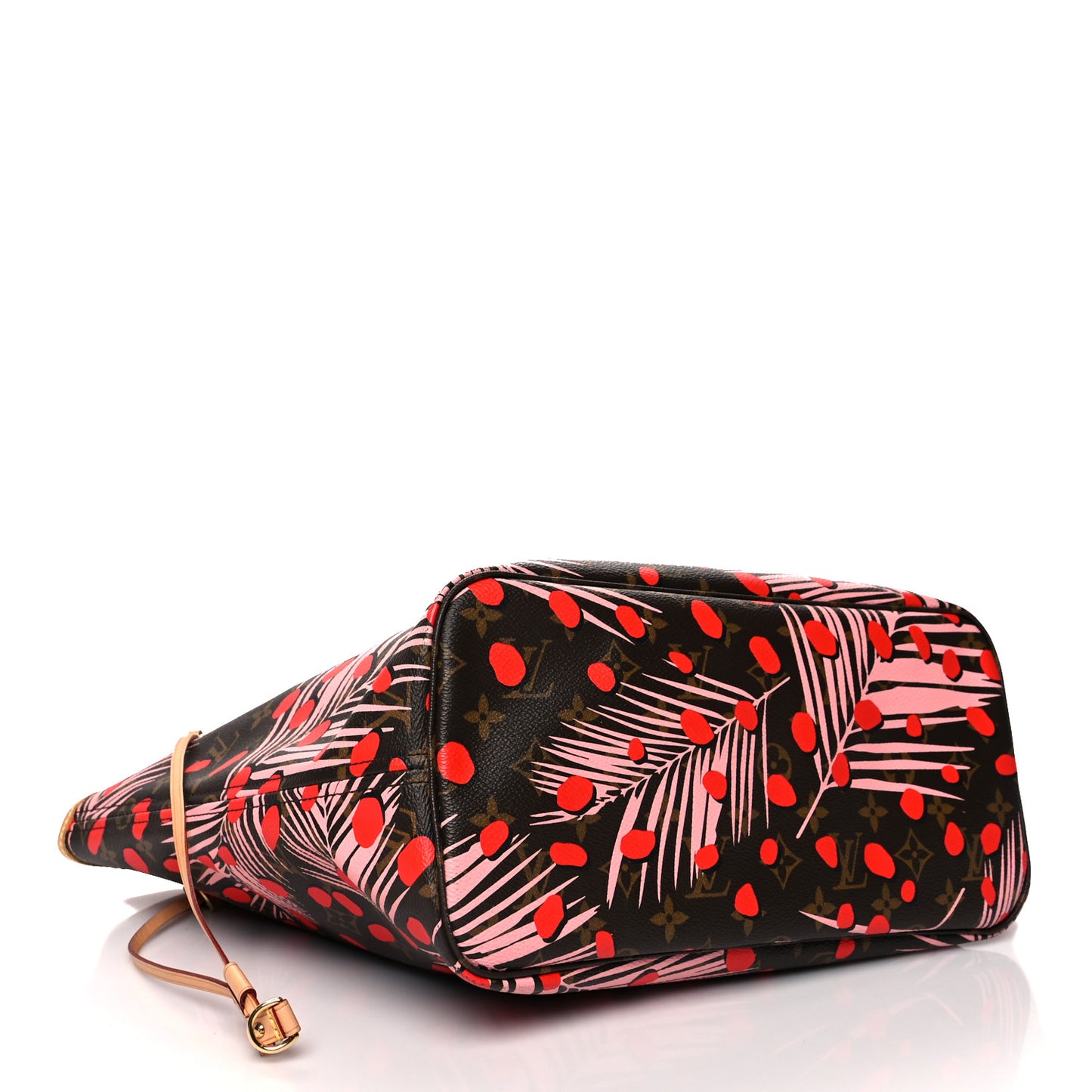 Monogram Jungle Dots Neo Neverfull MM Sugar Pink Poppy
