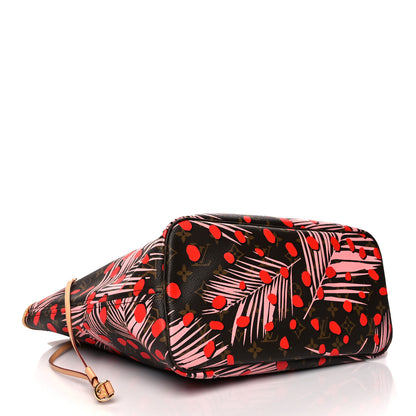 Louis Vuitton Monogram Jungle Dots Neo Neverfull MM Sugar Pink Poppy 4 of 9
