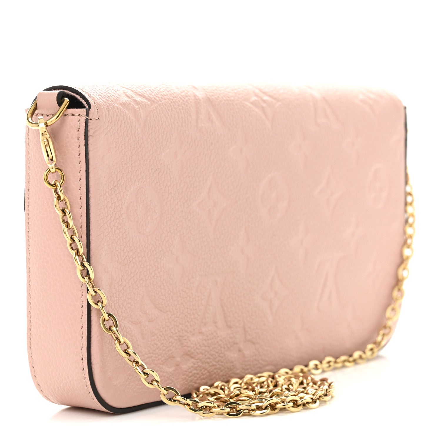 Louis Vuitton Empreinte Pochette Felicie Chain Wallet Rose Poudre 4 of 15