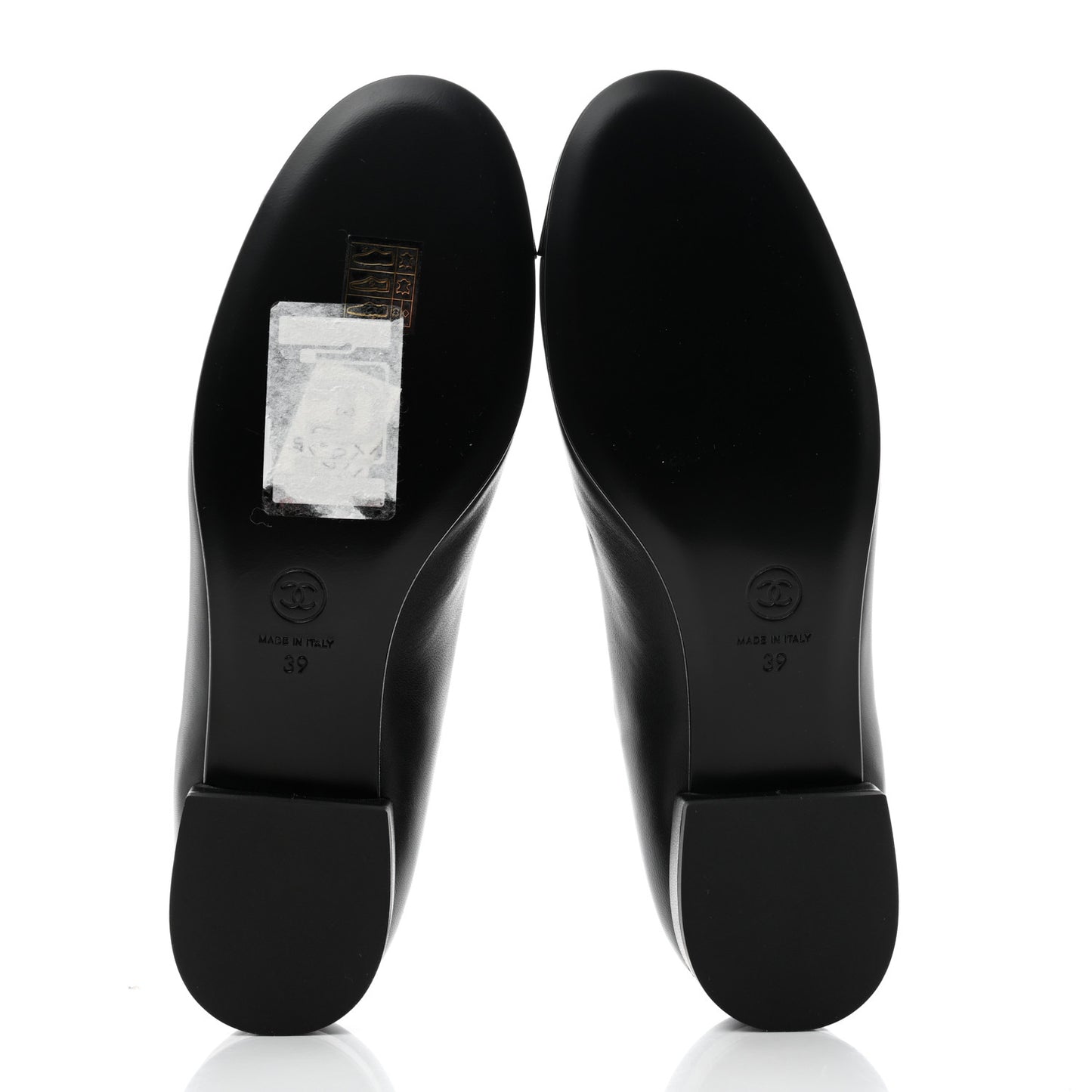 Patent Lambskin Mary Jane Flats 39 Black