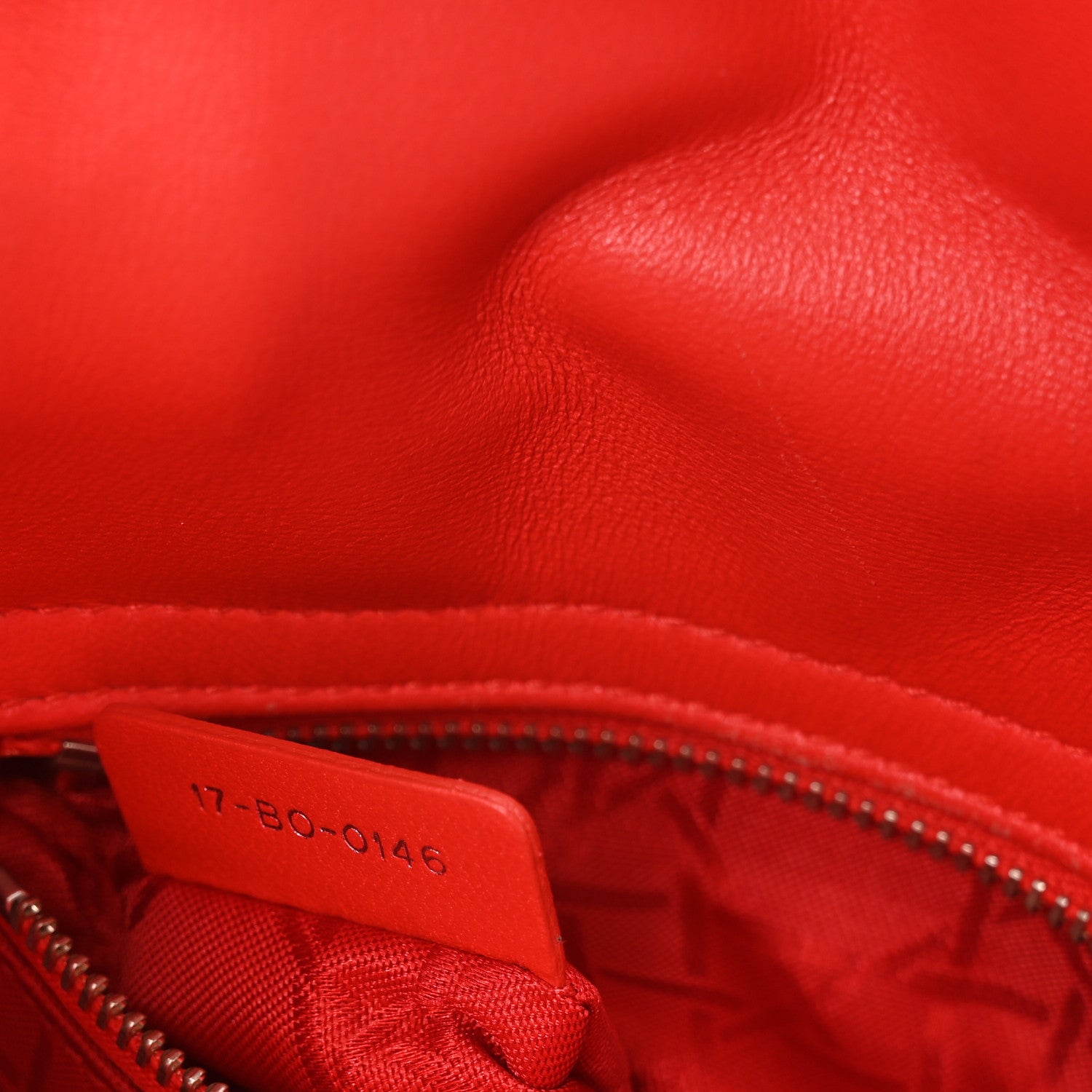 Christian Dior Lambskin Cannage Mini Lady Dior Red 7 of 11