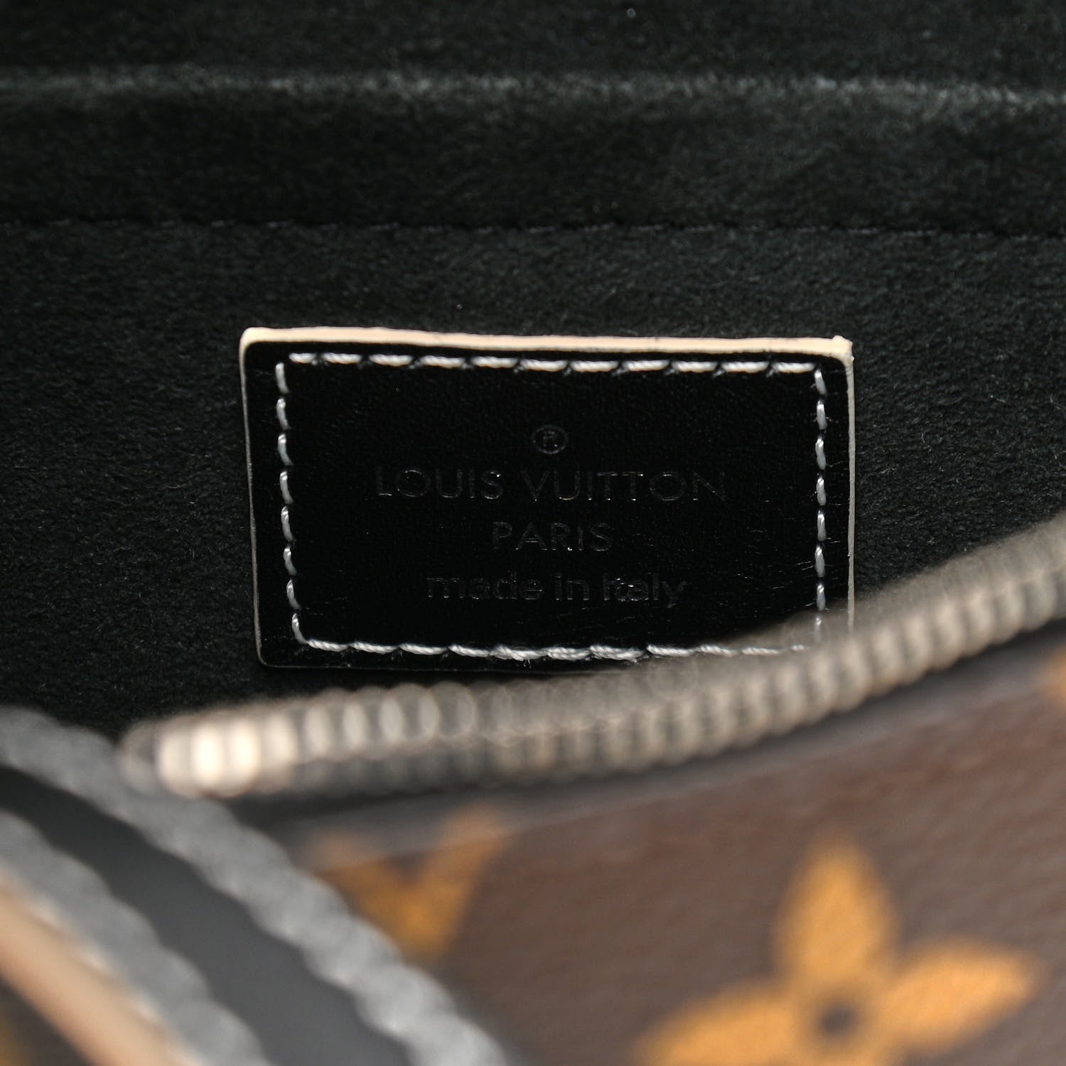 Louis Vuitton Calfskin Monogram Chain It Bag PM Black 7 of 12