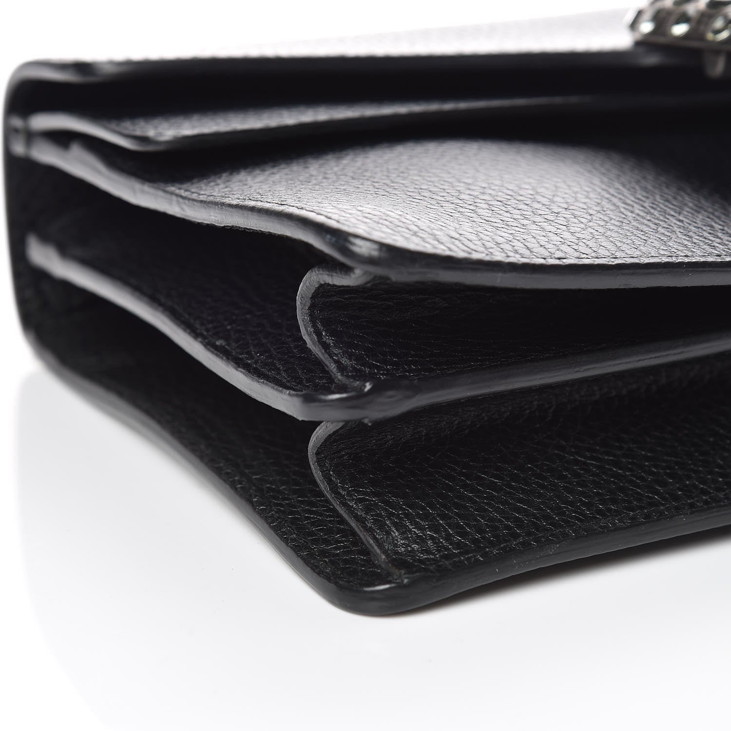 Gucci Pebbled Calfskin Small Dionysus Shoulder Bag Black 5 of 9