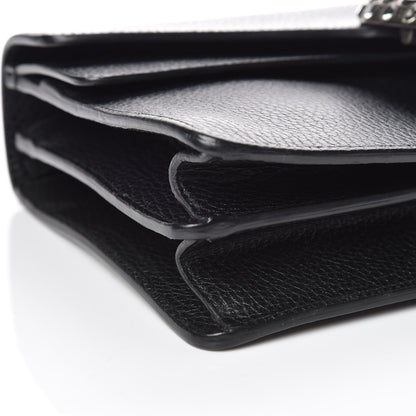Gucci Pebbled Calfskin Small Dionysus Shoulder Bag Black 5 of 9