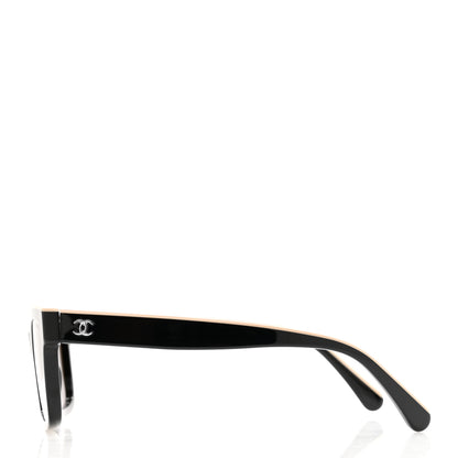 Chanel Acetate Polarized Square Sunglasses 5417 Black 3 of 7