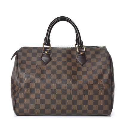 Louis Vuitton Damier Ebene Speedy 30 1 of 15