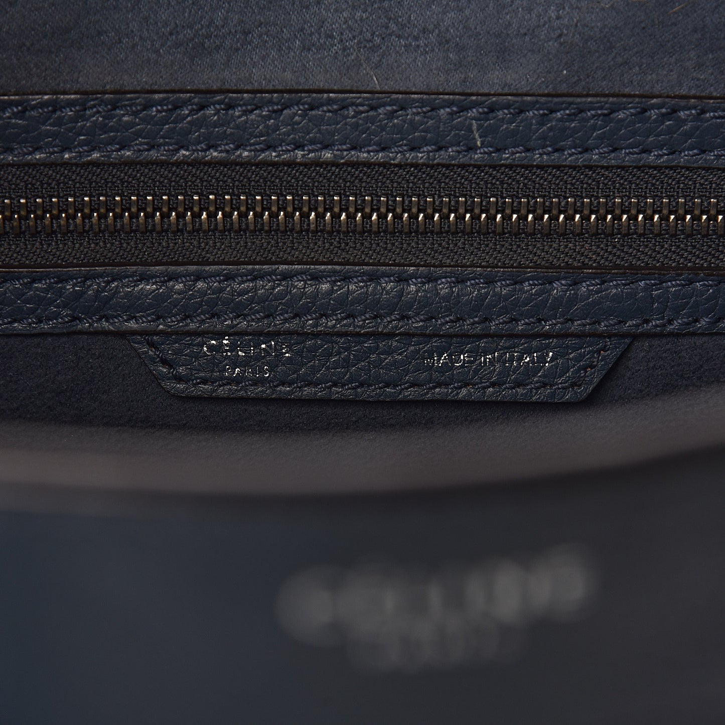 Drummed Calfskin Micro Luggage Orage