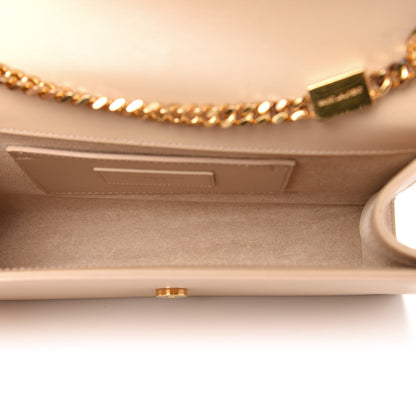 Saint Laurent Smooth Calfskin Medium Classic Monogram Kate Tassel Satchel Nude Powder 5 of 13