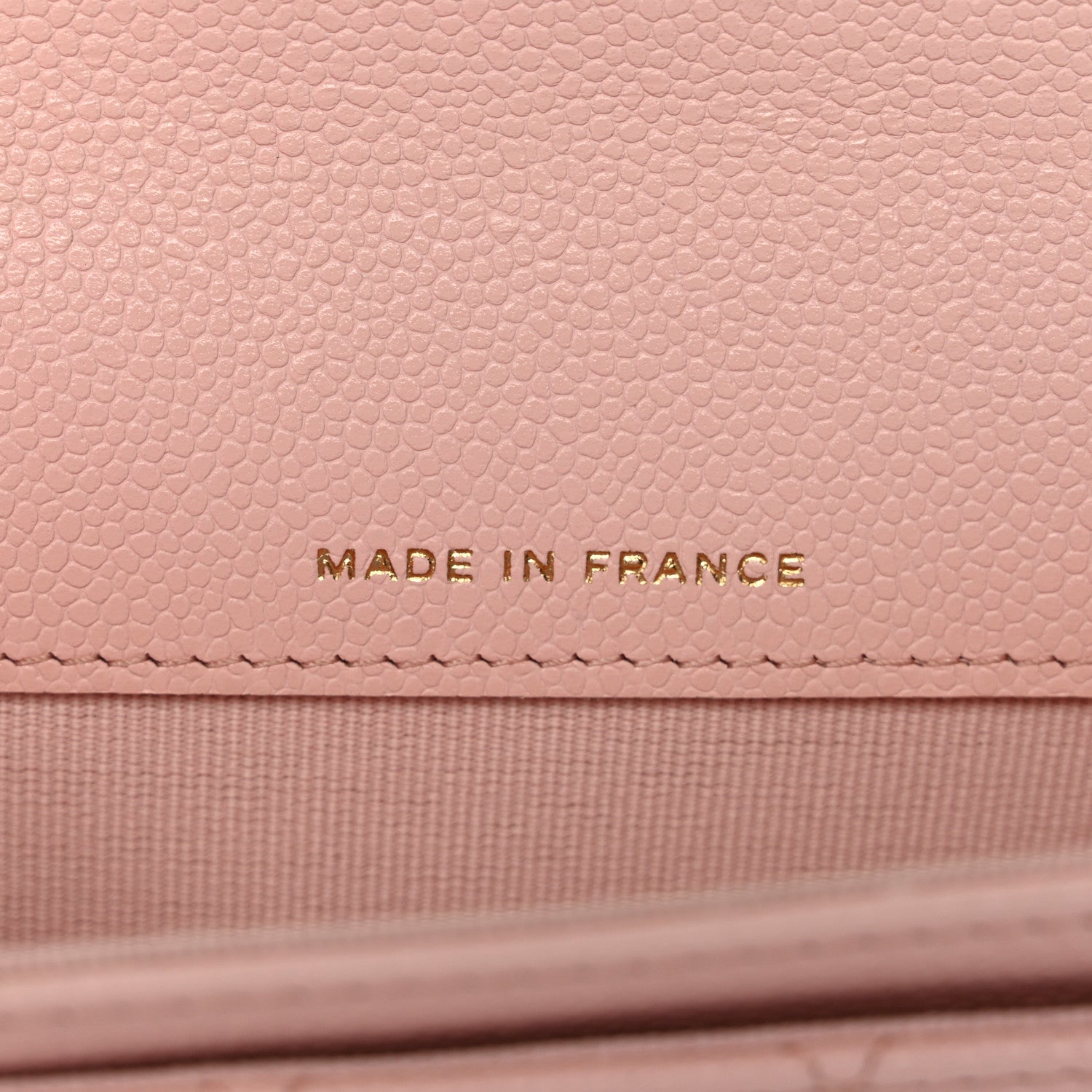 Chanel Caviar Quilted Flap Card Holder Wallet Light Pink 7 of 9