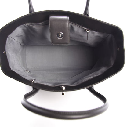 Chanel Calfskin Tall Cerf Tote Anthracite 5 of 7