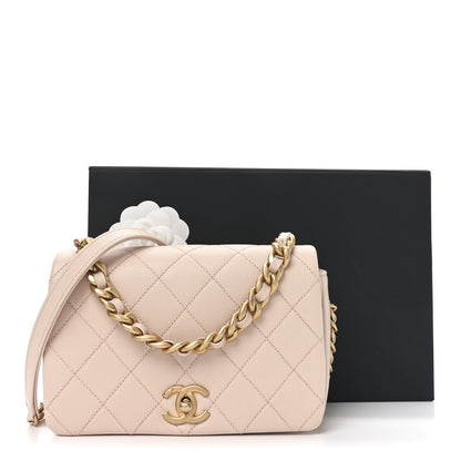 Chanel Caviar Quilted Small Fashion Therapy Flap Bag Beige 11 of 11