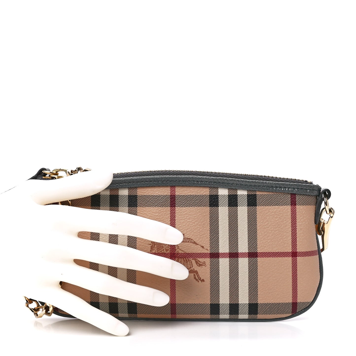 Haymarket Check Clara Pochette Grey