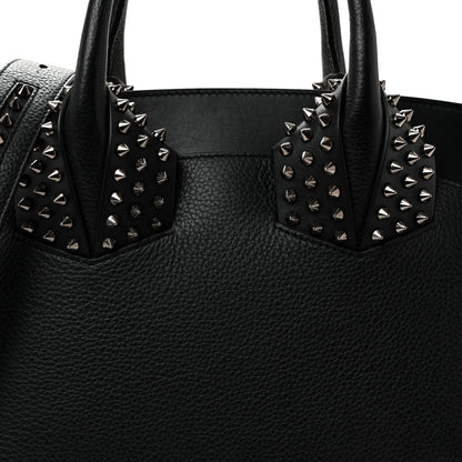 Christian Louboutin Grained Calfskin Spike Small Eloise Tote Black 8 of 10