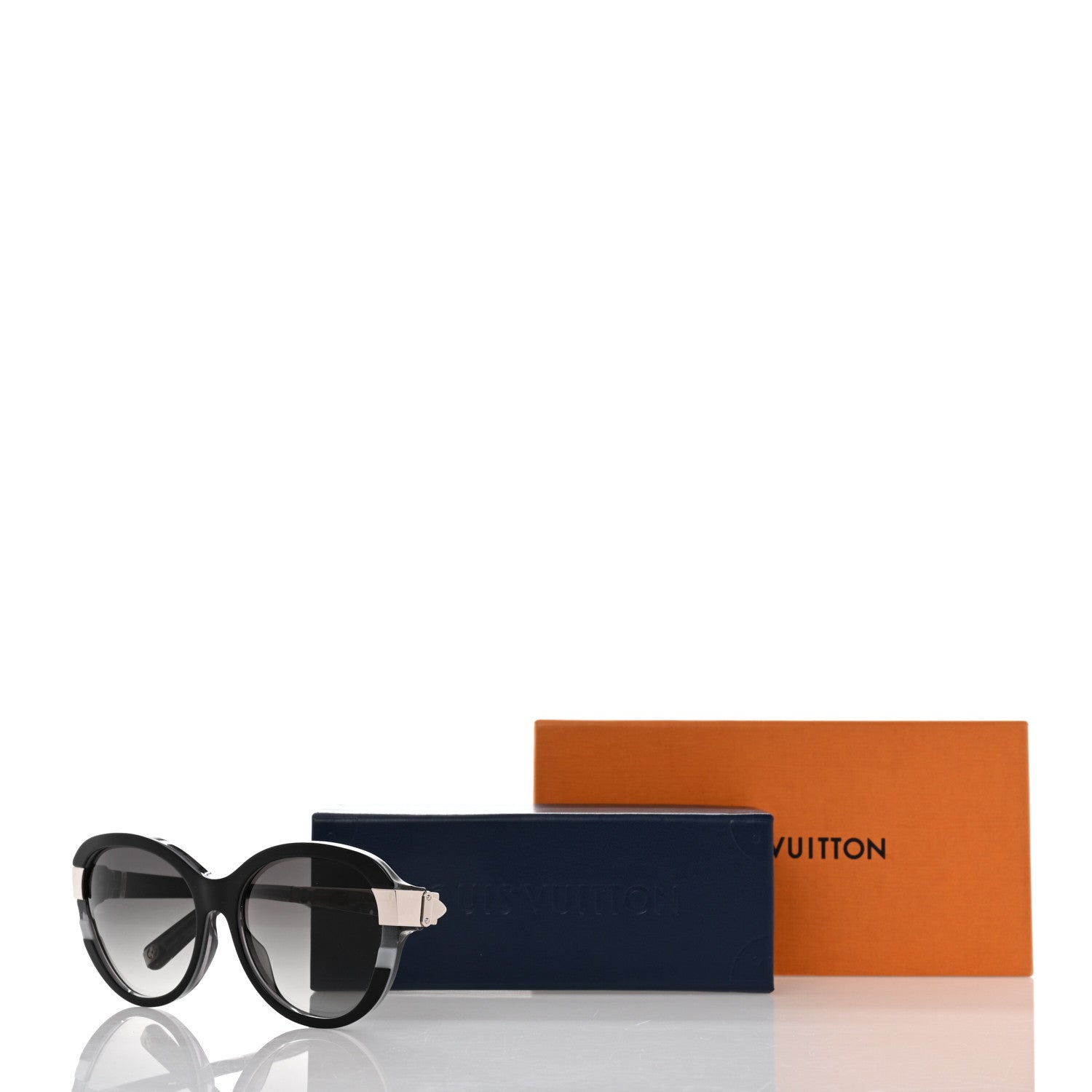 Louis Vuitton Acetate Petit Soupcon Cat Eye Sunglasses Z0489W Black 8 of 8