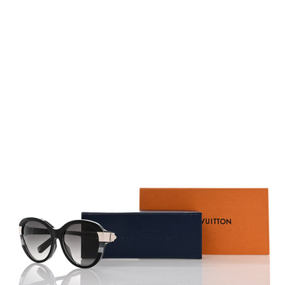 Louis Vuitton Acetate Petit Soupcon Cat Eye Sunglasses Z0489W Black 8 of 8
