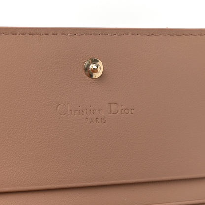Christian Dior Ultra Matte Calfskin Cannage Mini Lady Dior Wallet Beige 7 of 7