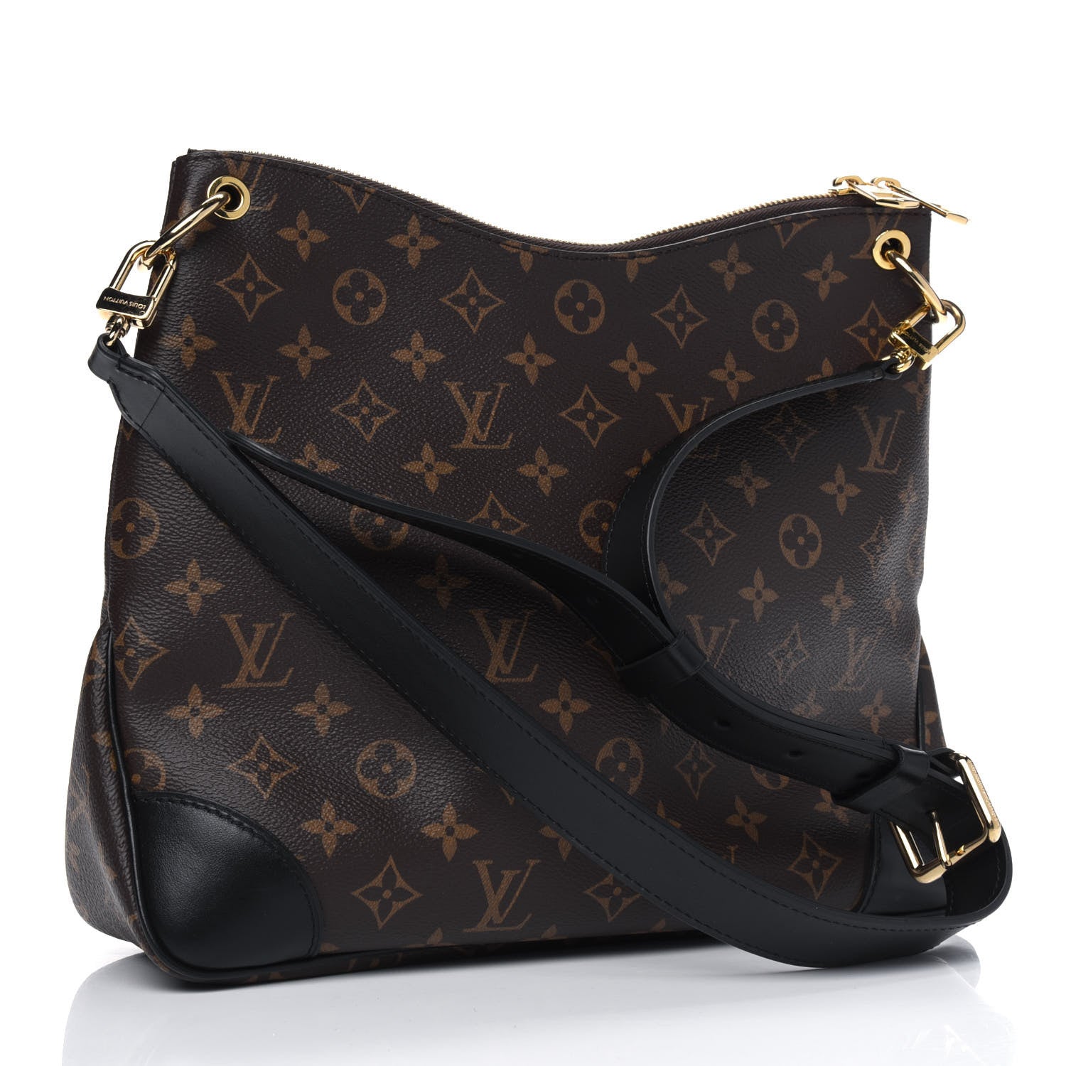 Louis Vuitton Monogram Odeon MM Black 2 of 4