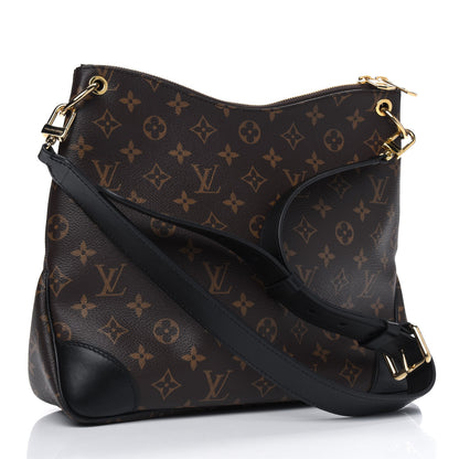 Louis Vuitton Monogram Odeon MM Black 2 of 4