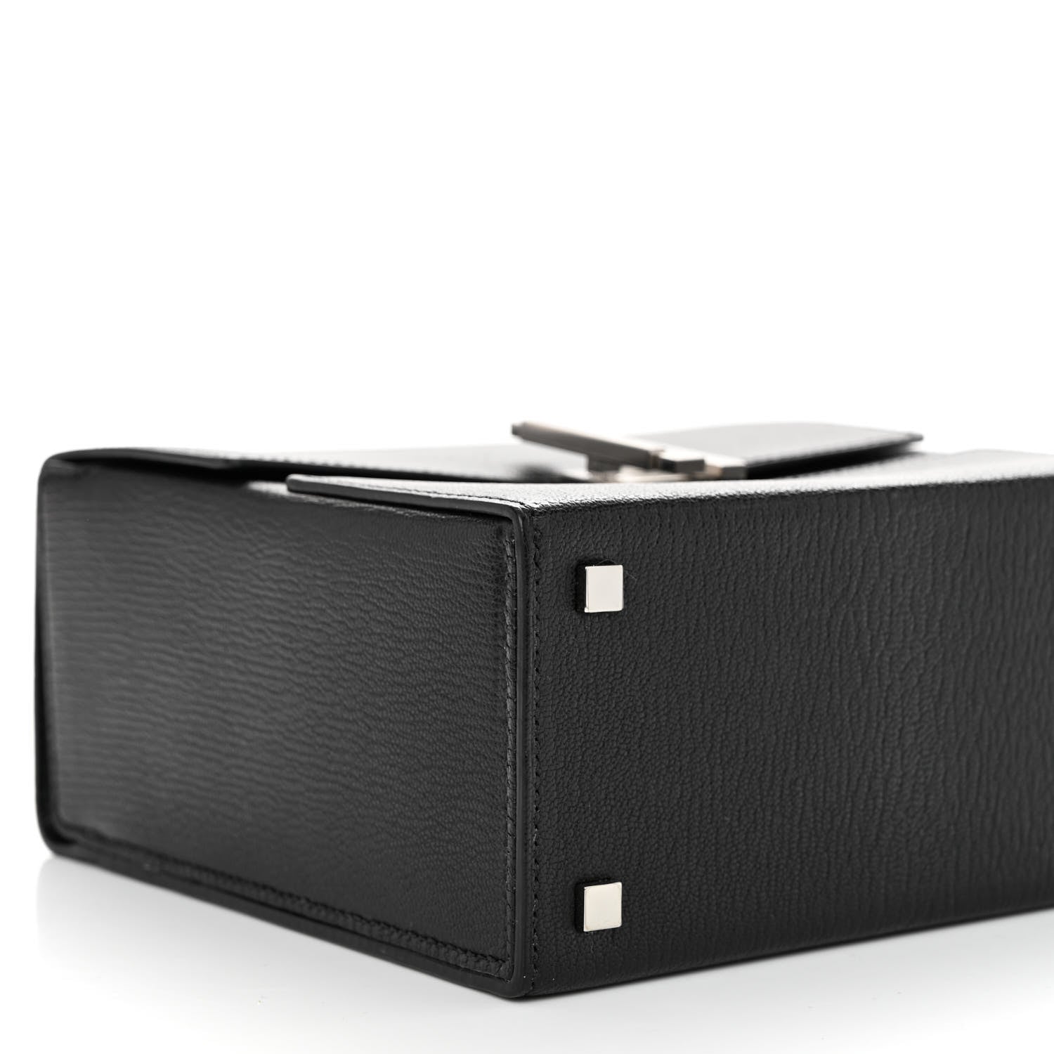 Hermes Chevre Chamkila Cinhetic Boxy Top Handle Bag Black 9 of 11