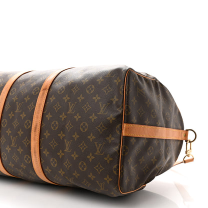 Louis Vuitton Monogram Keepall Bandouliere 55 10 of 22