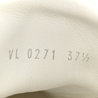 Louis Vuitton Calfskin Damier Azur Run Away Sneakers 37.5 White 9 of 13