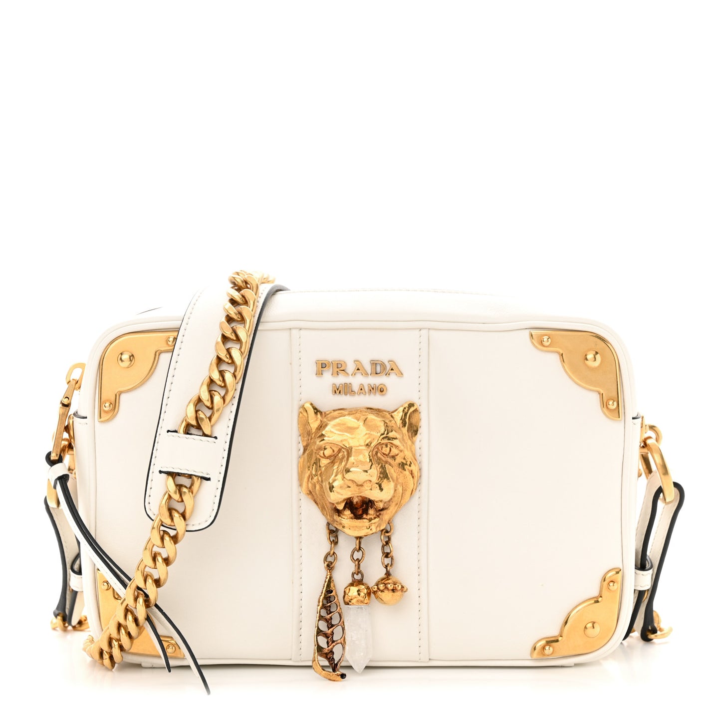 City Calf Tiger Head Cahier Crossbody Talco