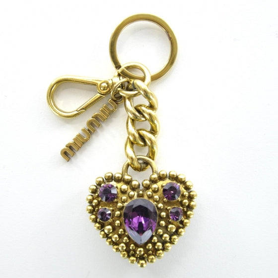 Miu Miu Heart Key Chain 1 of 5