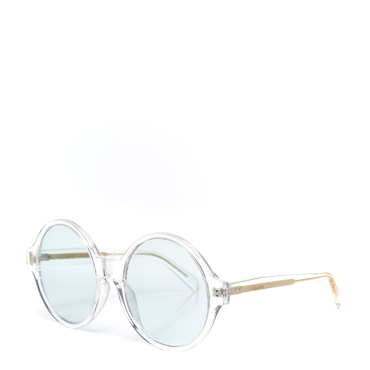 Celine Round Sunglasses CL 400511 Transparent 1 of 7