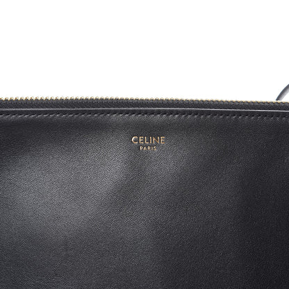 Celine Lambskin Small Trio Crossbody Bag Black 6 of 12
