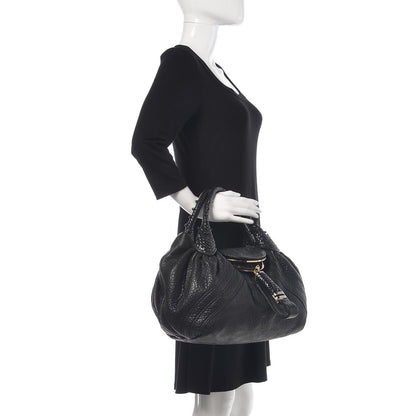 Fendi Nappa Nuvolata Spy Black 2 of 14