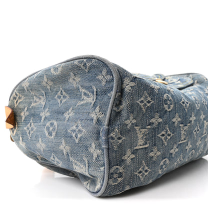 Louis Vuitton Monogram Denim Neo Speedy Blue 8 of 9