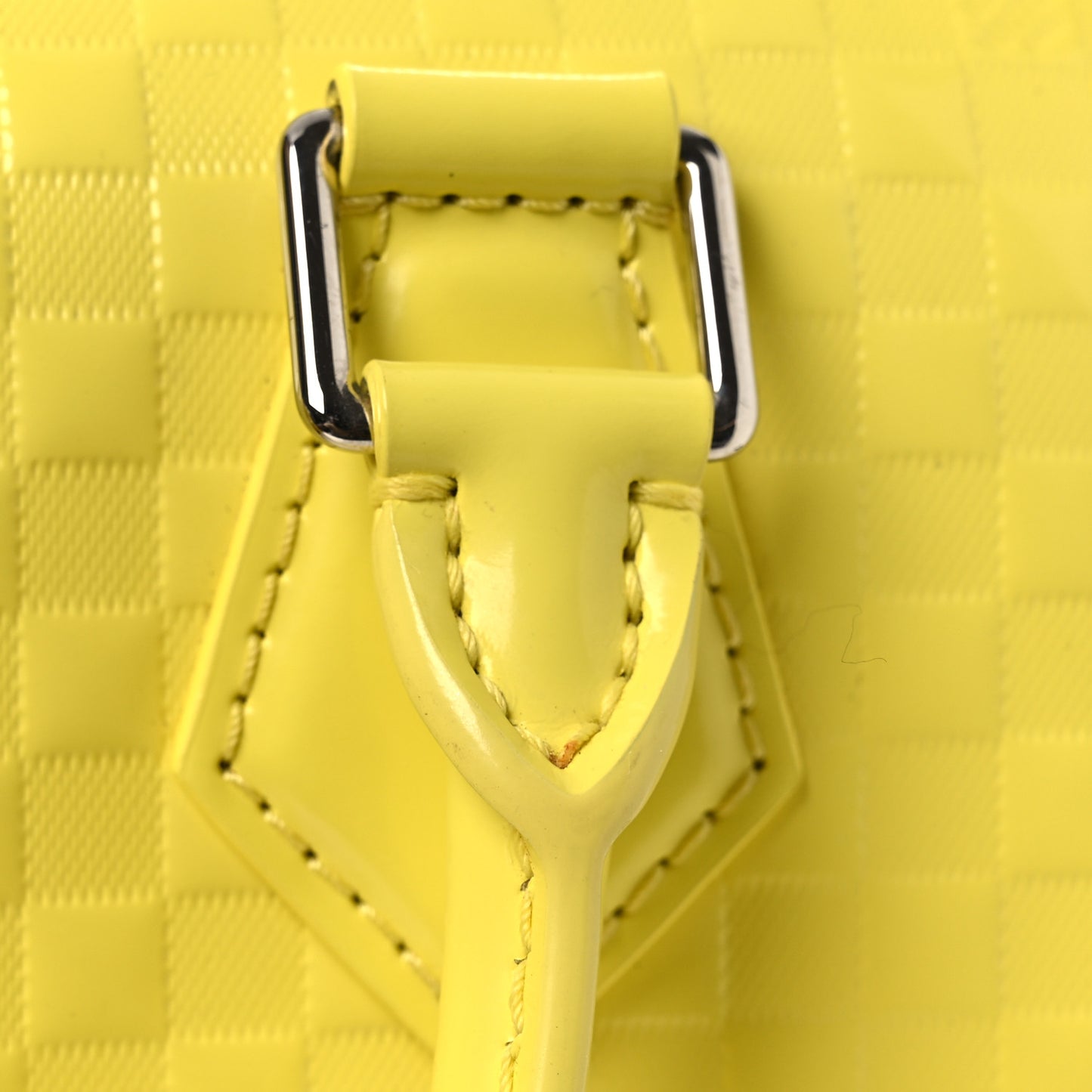 Damier Facette Speedy Cube PM Yellow