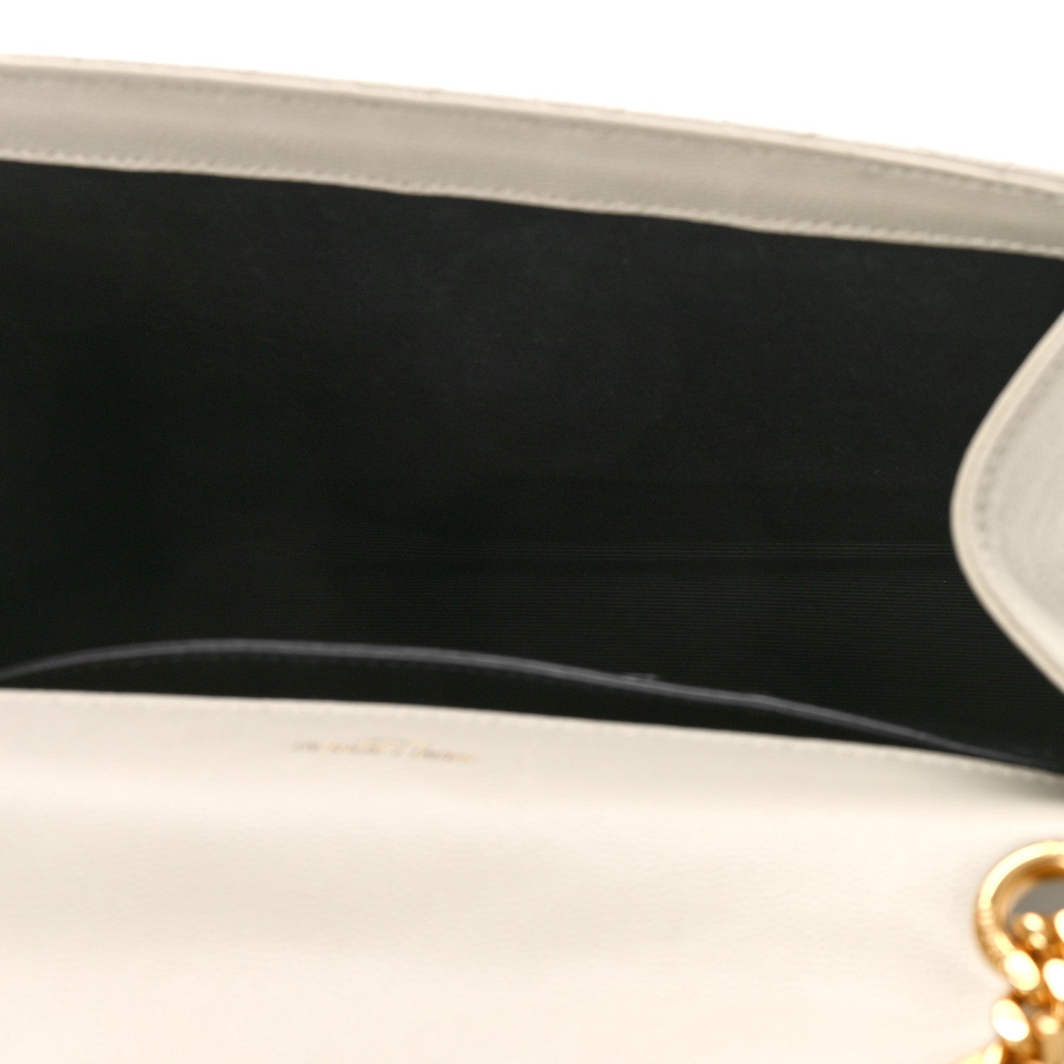 Saint Laurent Grain De Poudre Textured Mixed Matelasse Triquilt Medium Monogram Satchel Crema Soft 10 of 21