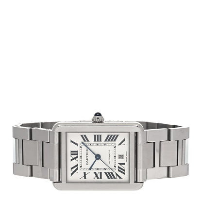 Cartier Stainless Steel 31mm Tank Solo Automatic Watch 2 of 5