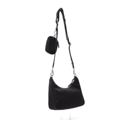 Prada Nylon Re-Edition 2005 Shoulder Bag Black 3 of 13