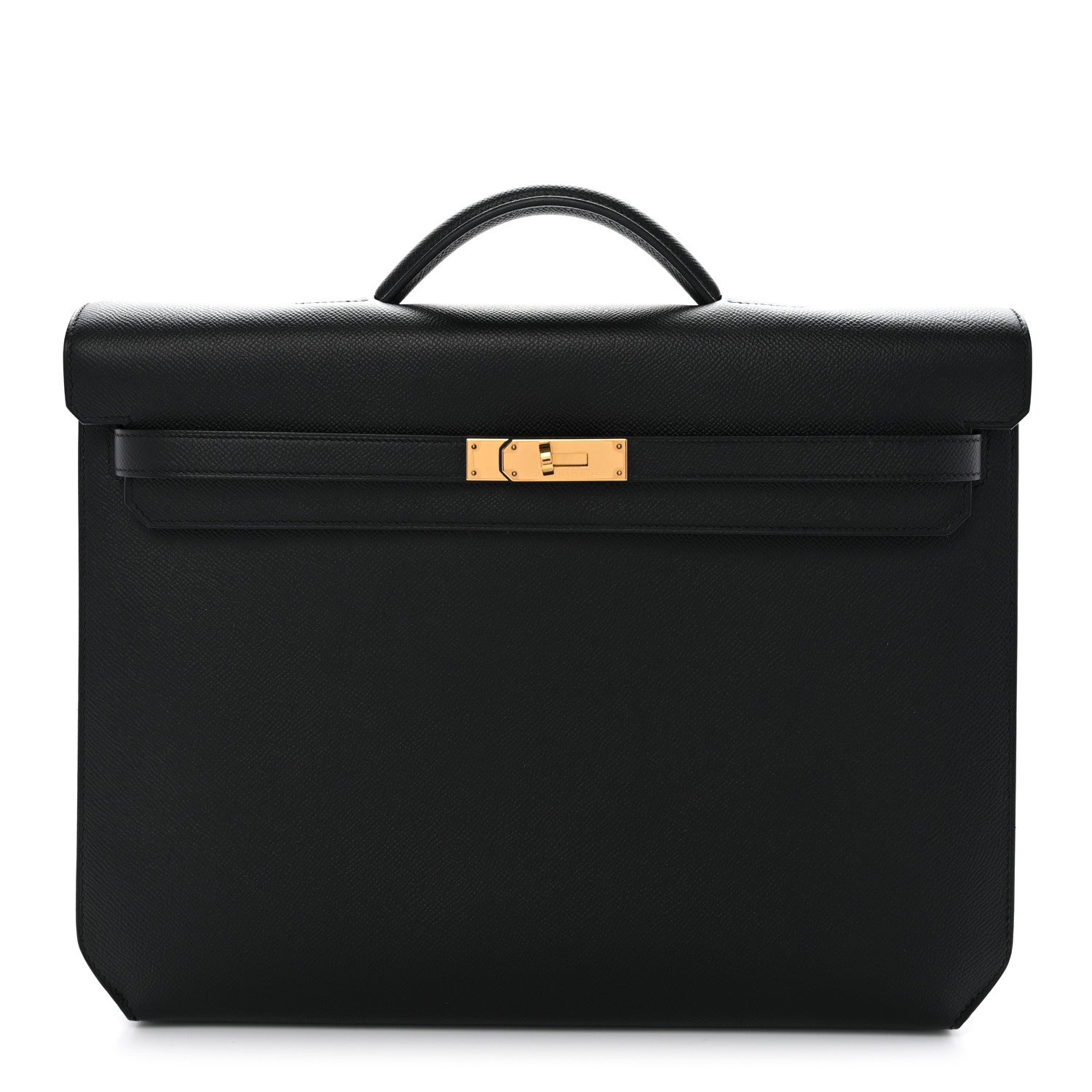 Hermes Epsom Kelly Depeches 36 Black 1 of 11