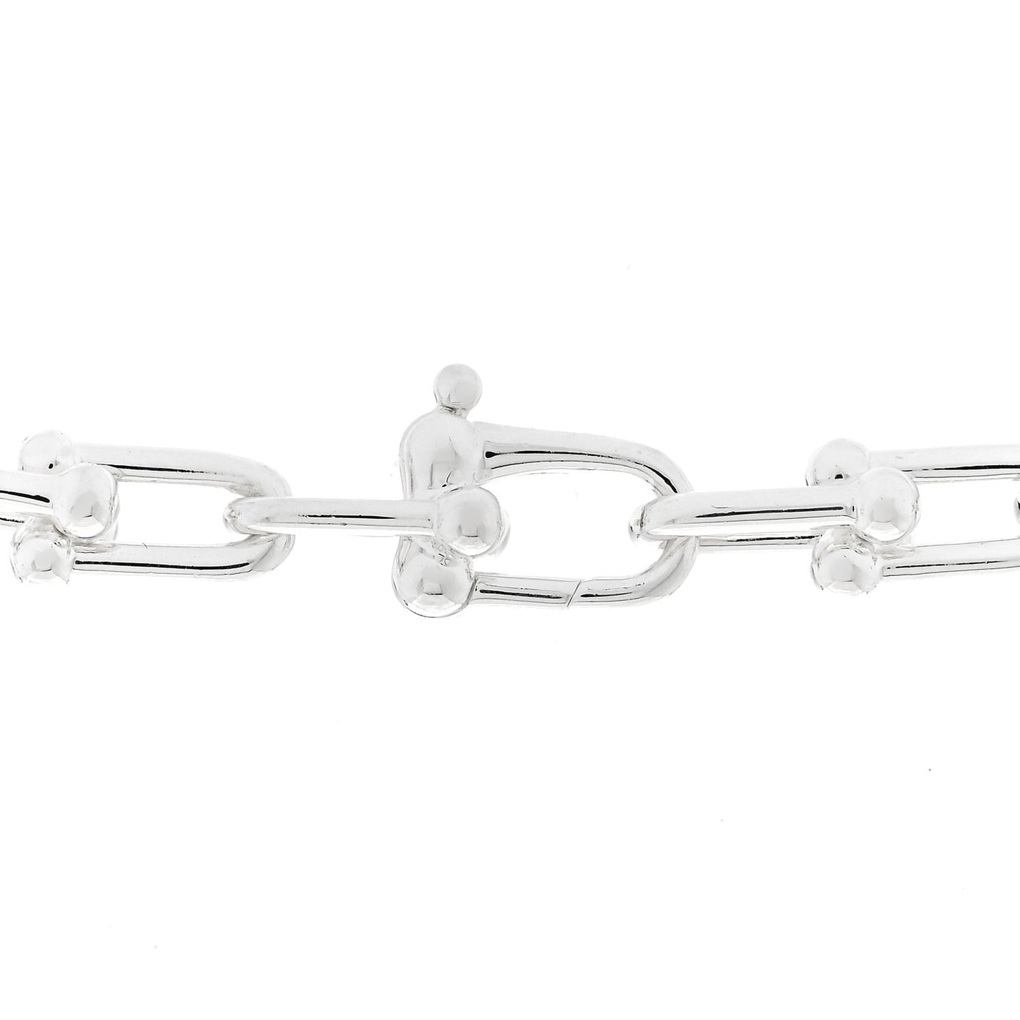 Sterling Silver HardWear Graduated Link Necklace