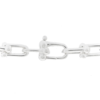 Tiffany Sterling Silver HardWear Graduated Link Necklace 4 of 5