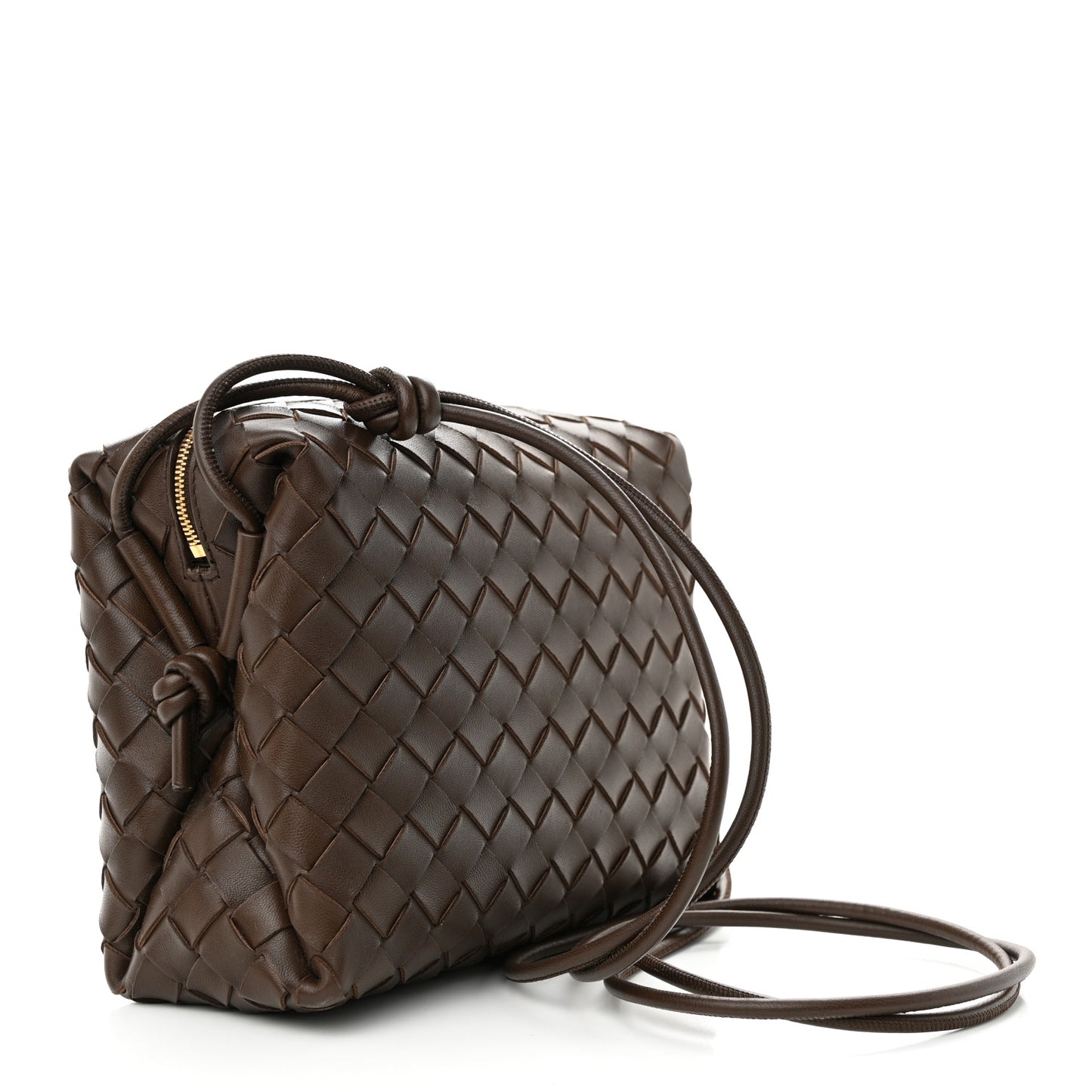 Nappa Intrecciato Small Loop Camera Bag Fondant