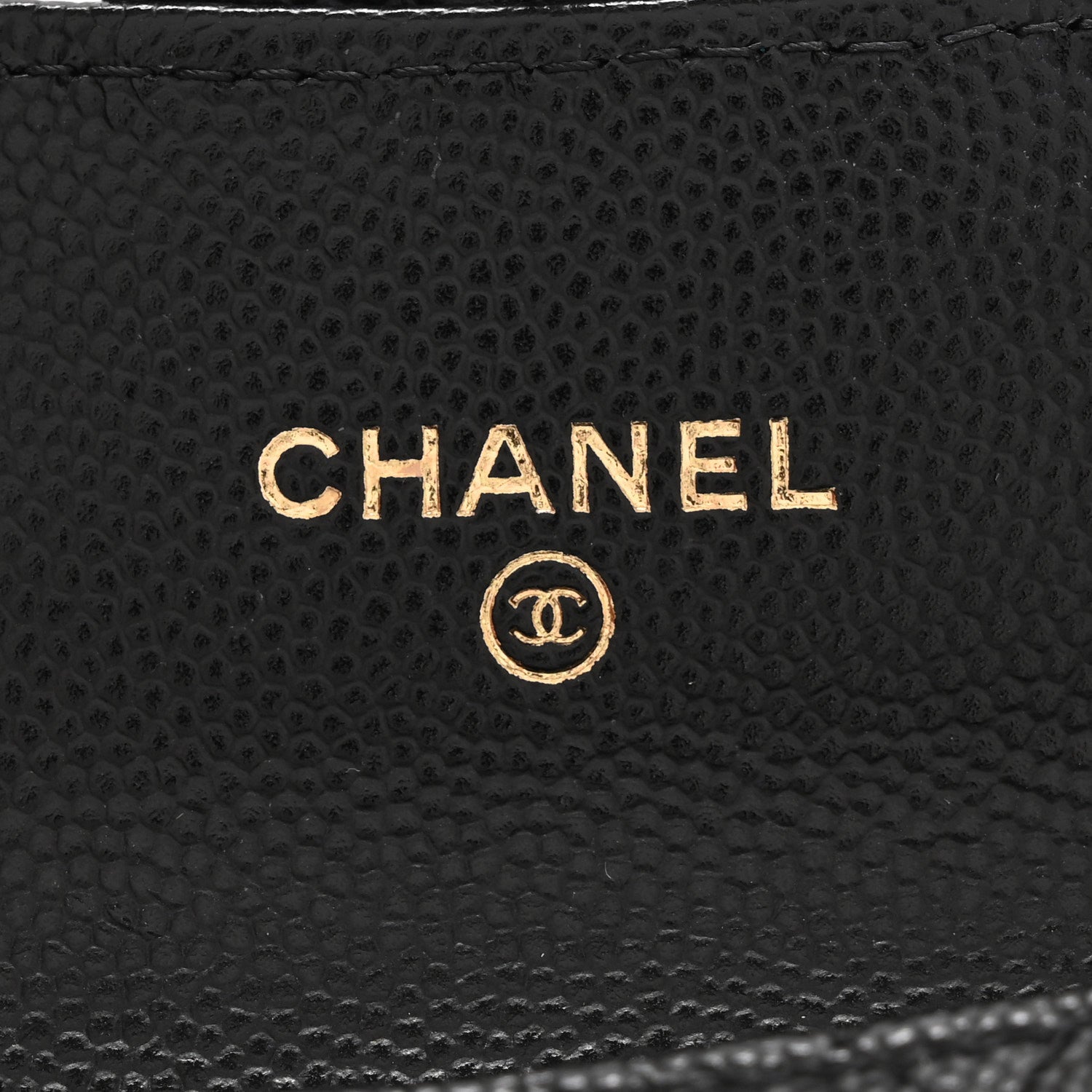 Chanel Caviar Quilted Flap Card Holder Wallet Black 6 of 12