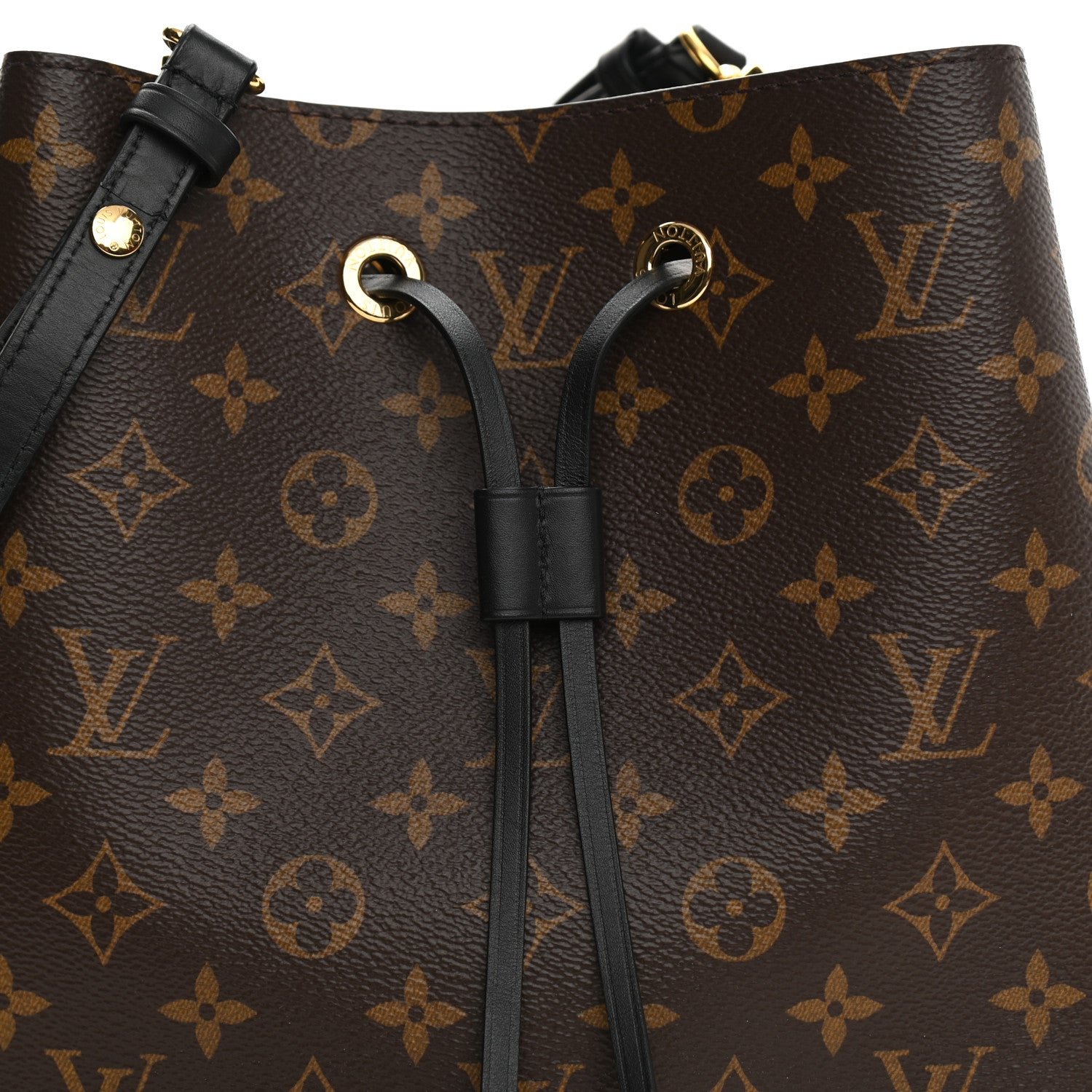 Louis Vuitton Monogram Neonoe MM Black 8 of 10