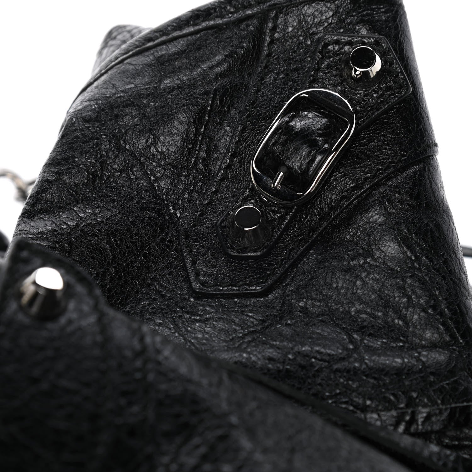 Balenciaga Agneau Classic Silver Hardware City Black 12 of 21
