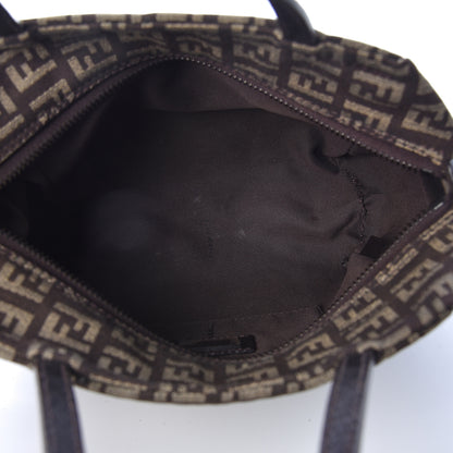 Fendi Zucchino Mini Tote Brown 5 of 10