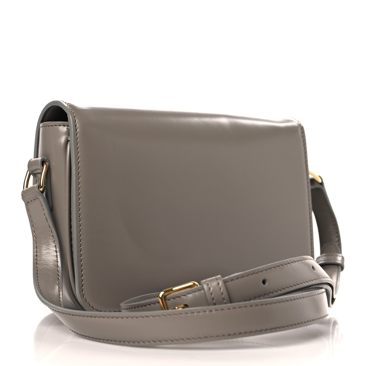 Celine Shiny Calfskin Teen Triomphe Pebble 2 of 8