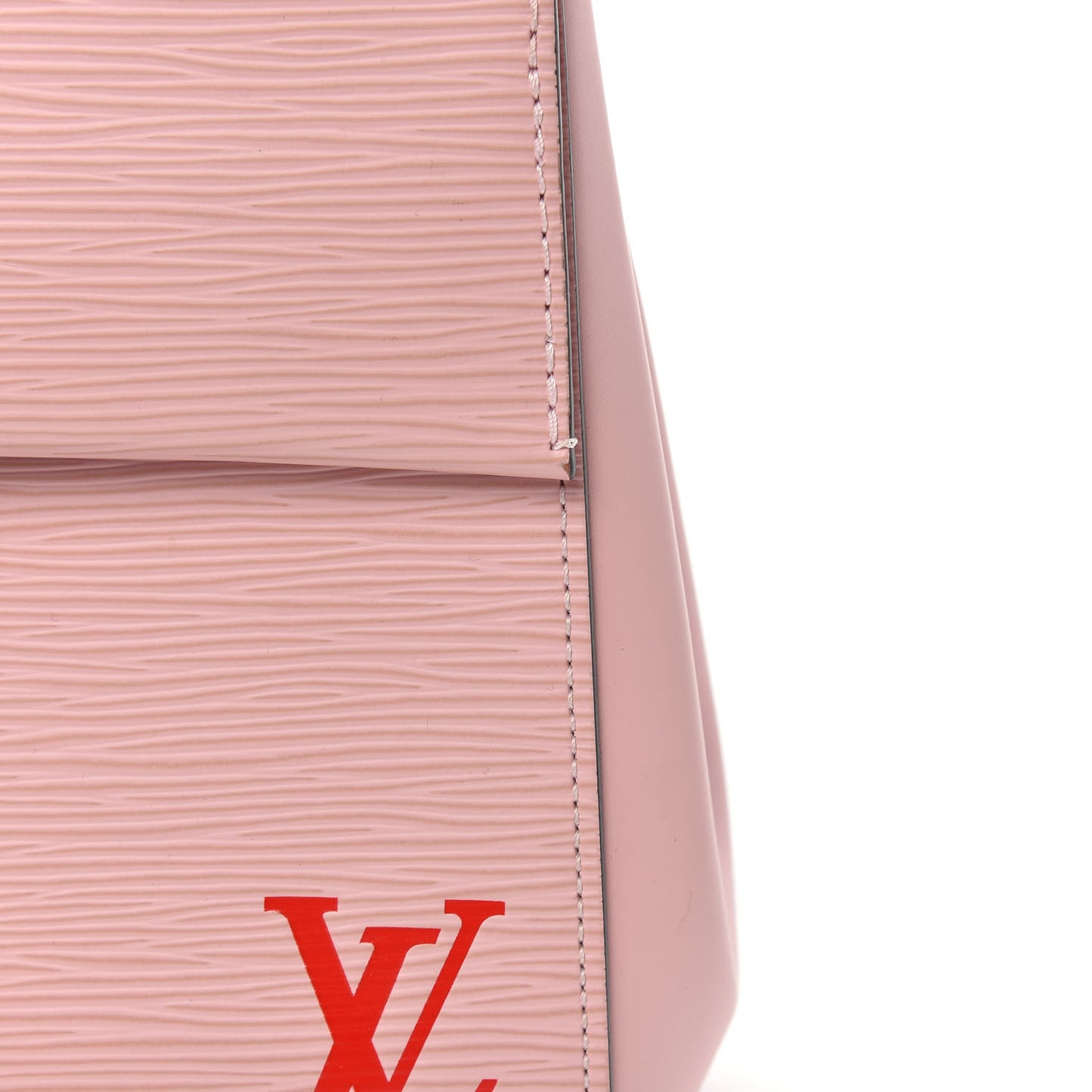 Epi Cluny MM Rose Ballerine Stripe